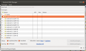 Android SDK Manager