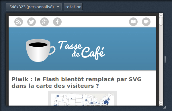 Le mode responsive de Firefox